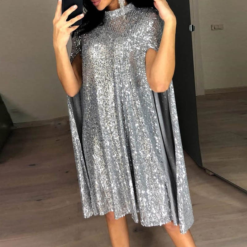 Damen Abendkleid mit Cape