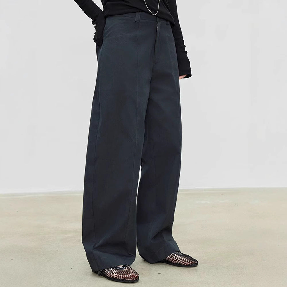 Damen High-Waist-Hose Strukturiert Norvielle