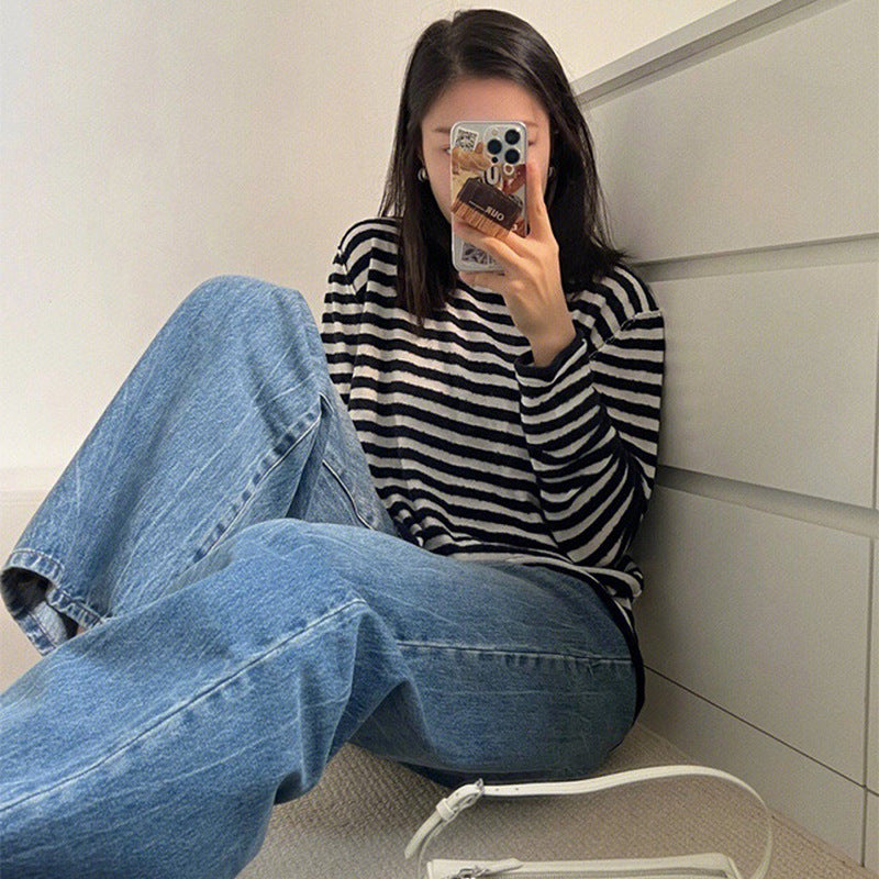 Damen Weite Jeanshose Norvielle Bequem