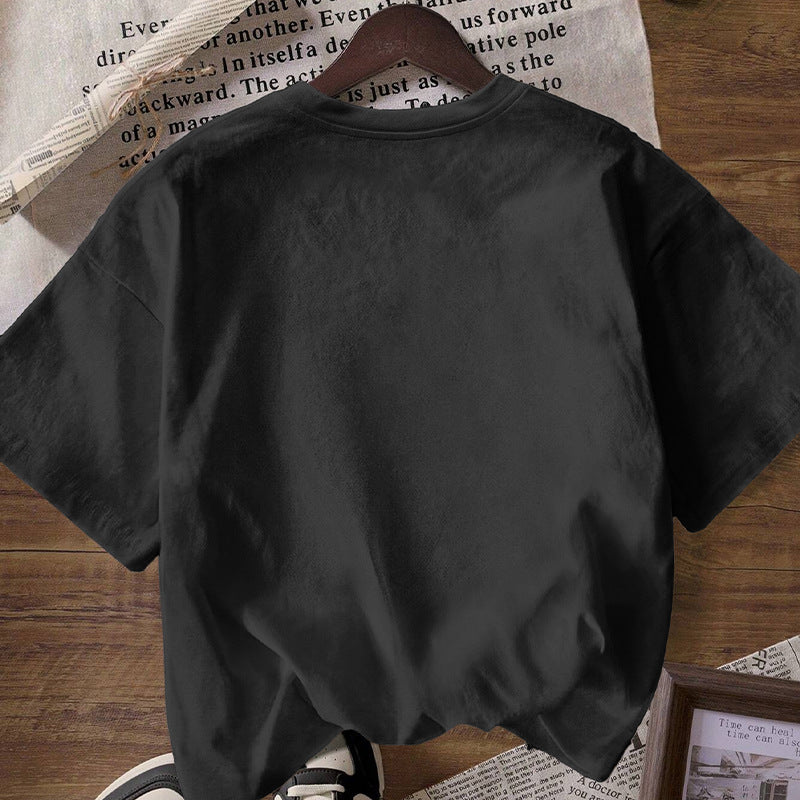 Damen Oversized T-Shirt Baumwolle Rundhals