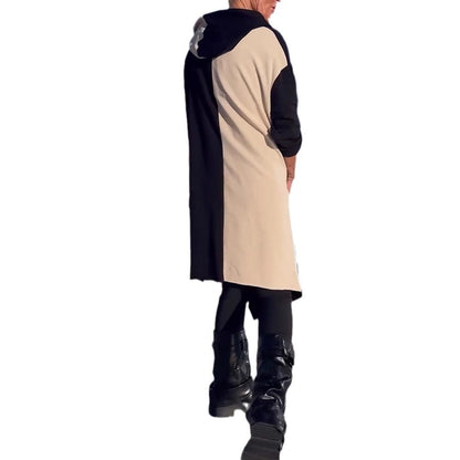 Damen Oversized Hoodie Kontrastelemente Norvielle
