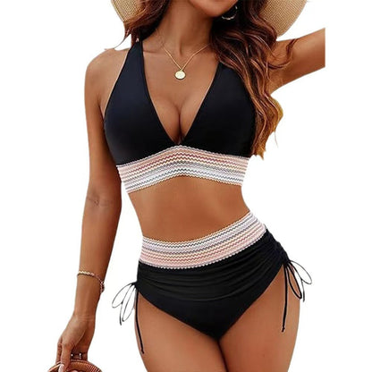 Damen Hochtaillien-Bikini Modisch