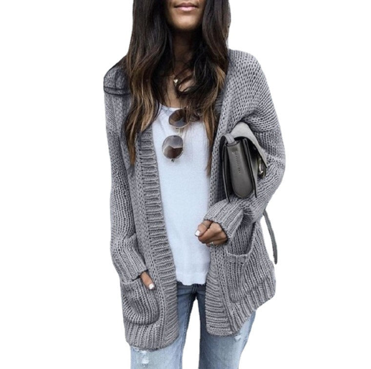 Damen Grobstrick Cardigan Norvielle