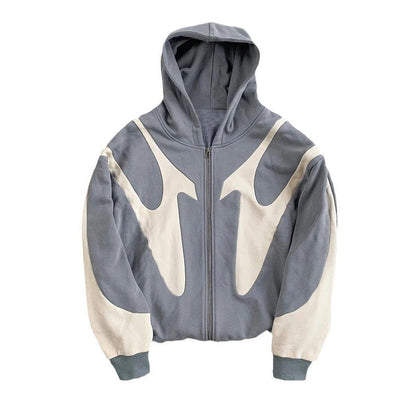 Damen Kapuzenpullover Lässig Kontrastfarben Modern Norvielle