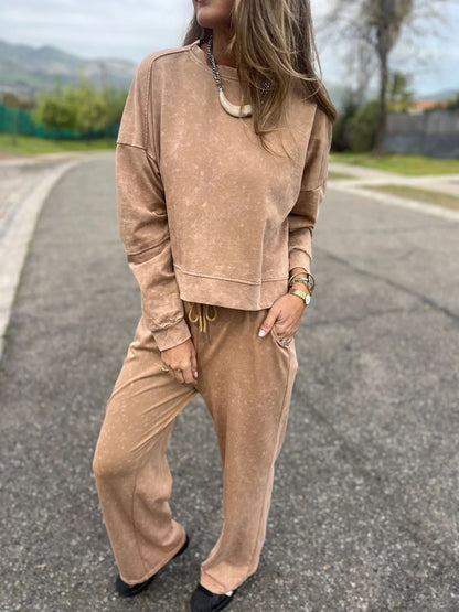 Damen Sweatshirt Jogginghosen Set Norvielle