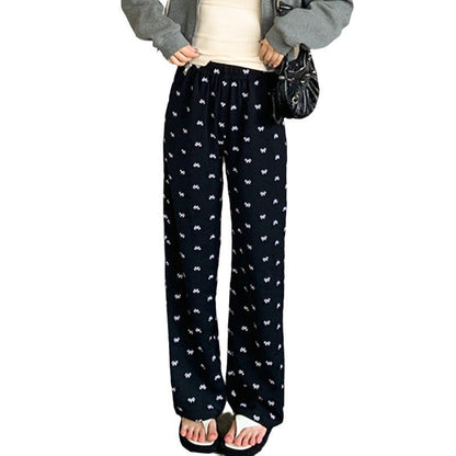 Damen Palazzo-Hose Elegantes Muster Norvielle