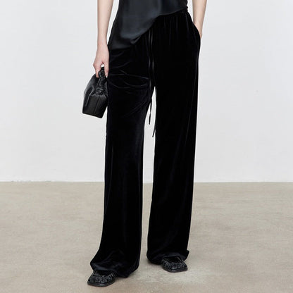Damen Samt-Hose Bequem Norvielle