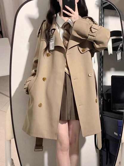 Damen Trenchcoat Oversized Schnitt Norvielle