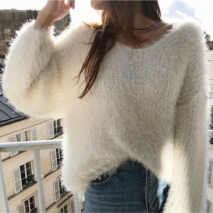 Damen Flauschpulli Norvielle Weich