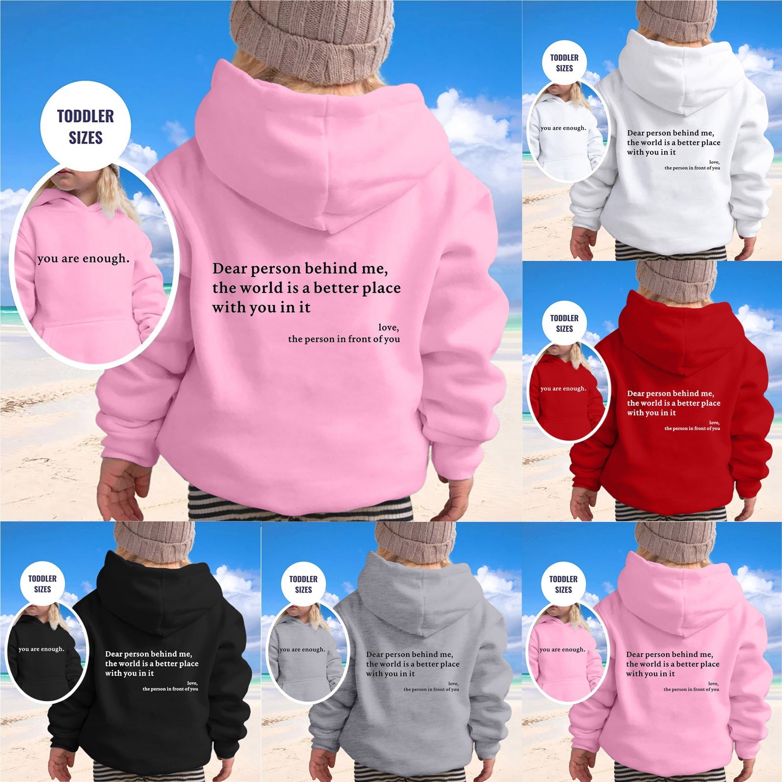 Damen Kapuzenpullover Lässiger Schnitt Motivierender Schriftzug - Norvielle
