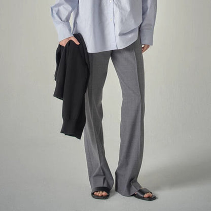 Damen Stoffhose Elegant Fließend Norvielle