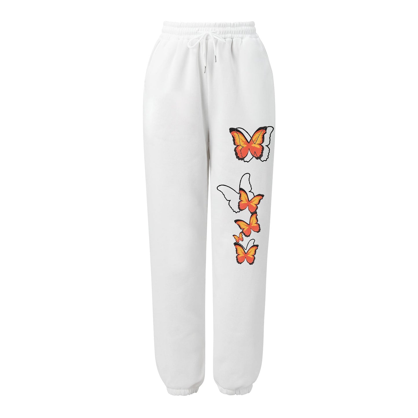 Damen Jogginghose Schmetterlingsdesign Bunt Norvielle