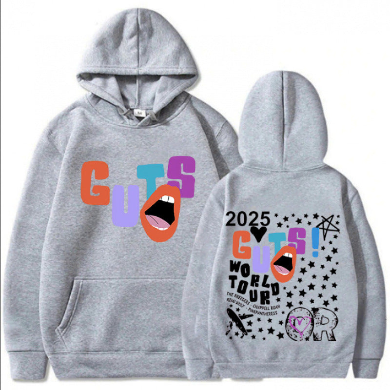 Damen Kapuzenpullover mit Grafik-Print und Tour-Design