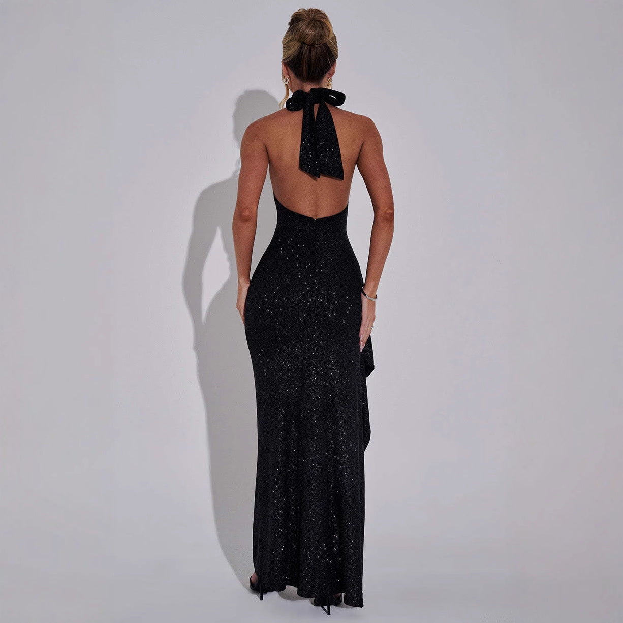 Damen Abendkleid Hohes Beinschnitt Norvielle