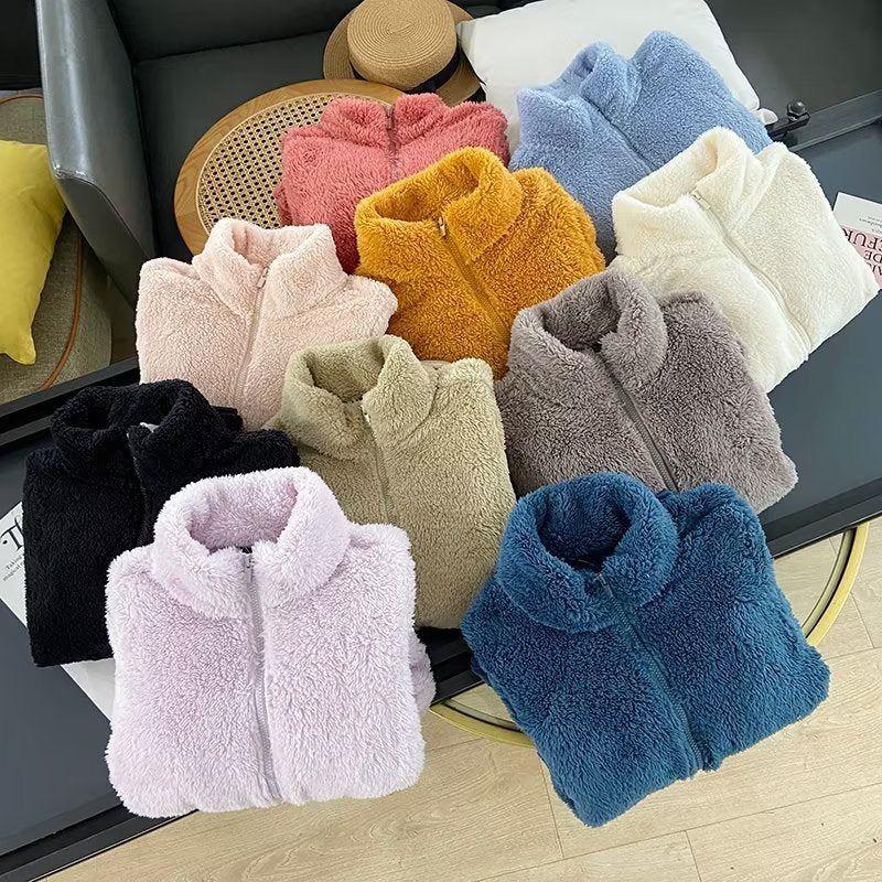 Damen Fleecejacke Weiches Innenfutter Hochkragen Norvielle - Norvielle