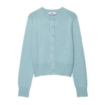 Damen Strickjacke Knopfverschluss Fein Norvielle - Norvielle