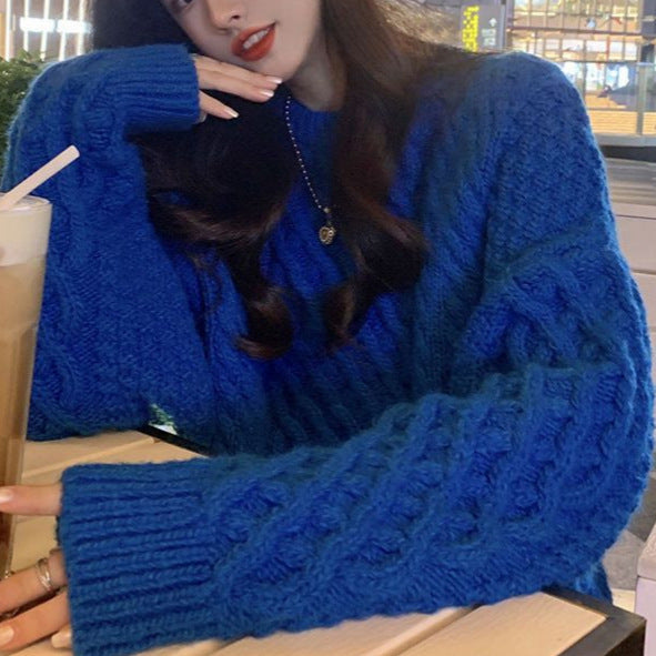 Damen Grobstrickpullover Einzigartige Struktur Norvielle - Norvielle