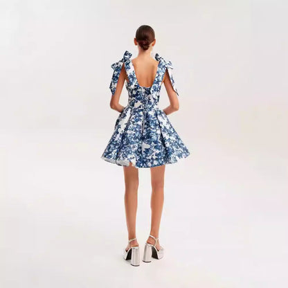Damen Blumenkleid Sommer Norvielle