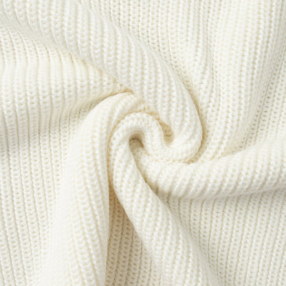 Damen Oversized Strickpullover Lässiger Schnitt