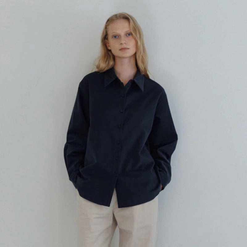 Damen Bluse Mit Schmalem Kragen Elegantes Design Norvielle