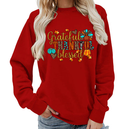 Damen Sweatshirt Herbstliches Motiv Norvielle