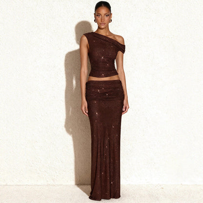 Damen Abendkleid Figurbetonter Schnitt Verführerischer Ausschnitt