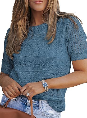Damen Strickoberteil Strukturdesign Norvielle