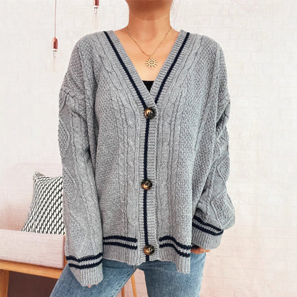 Damen Strickjacke Auffällige Sterne Norvielle