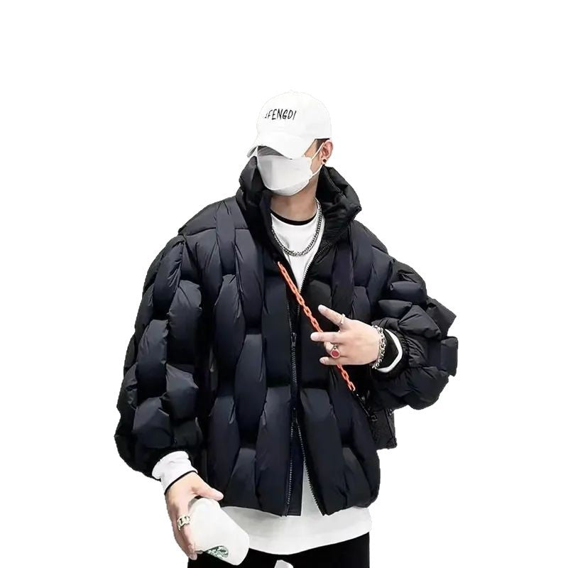 Geplüschte Pufferjacke Unisex Synthetic Füllung