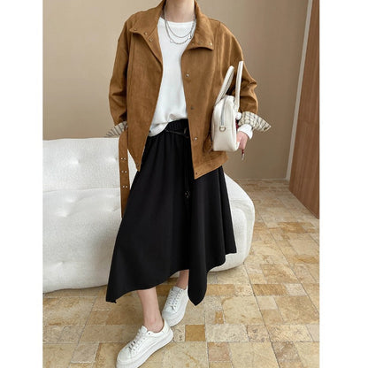 Damen Übergangsjacke mit Taschen und Stehkragen Norvielle
