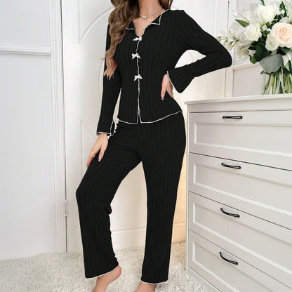 Damen Schlafanzug Satin Elegant Schnitt