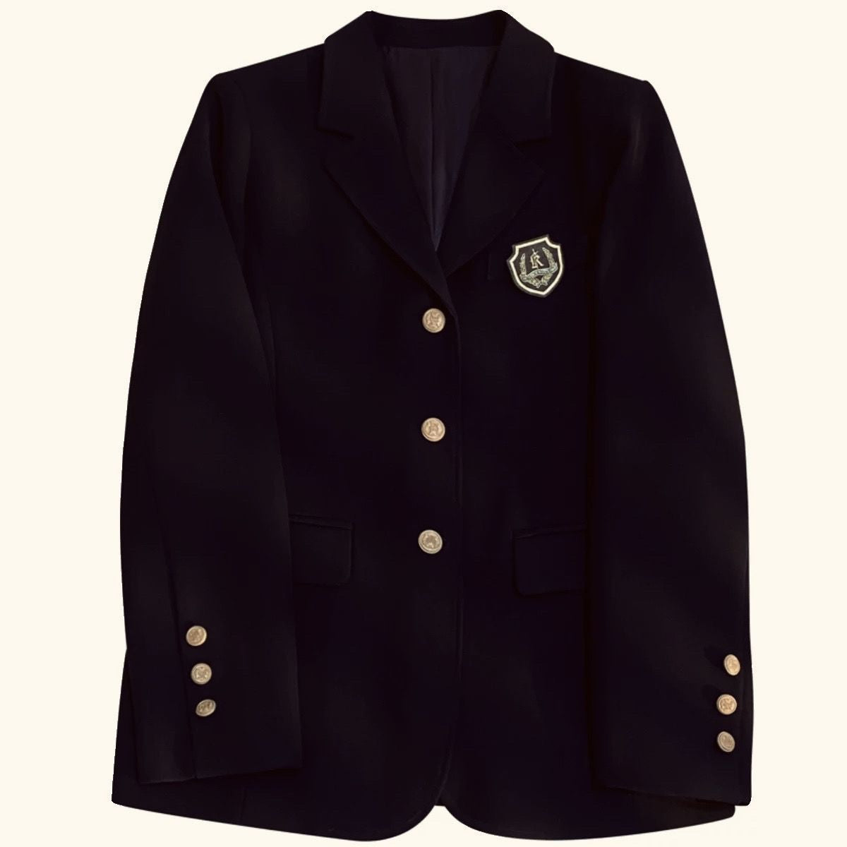 Damen Blazer mit goldenen Knöpfen