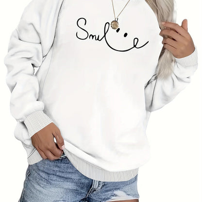 Damen Sweatshirt Lässiger Schriftzug Komfort Norvielle