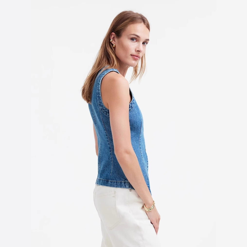 Damen Denimweste Norvielle