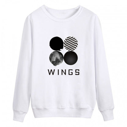 Damen Sweatshirt Rundhals Grafikdruck Norvielle