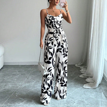 Damen Jumpsuit Floralmuster Norvielle