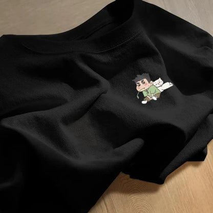 Damen Sweatshirt Cartoon-Motiv Norvielle