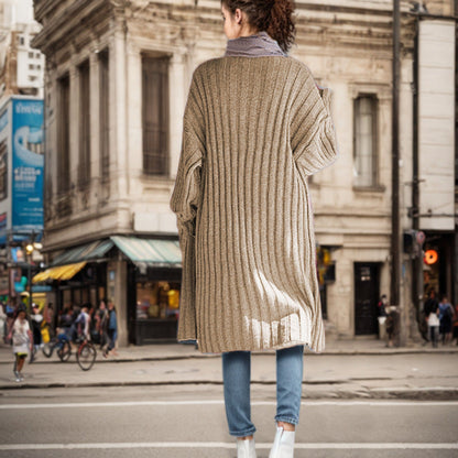 Damen Strickmantel Norvielle