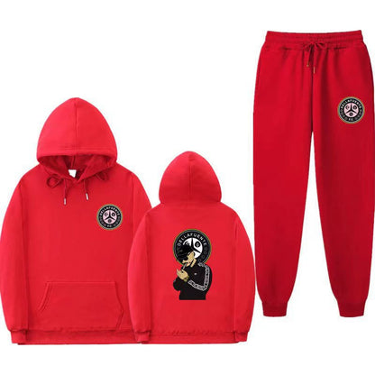 Damen Pullover Set mit Jogginghose und einzigartigem Druck