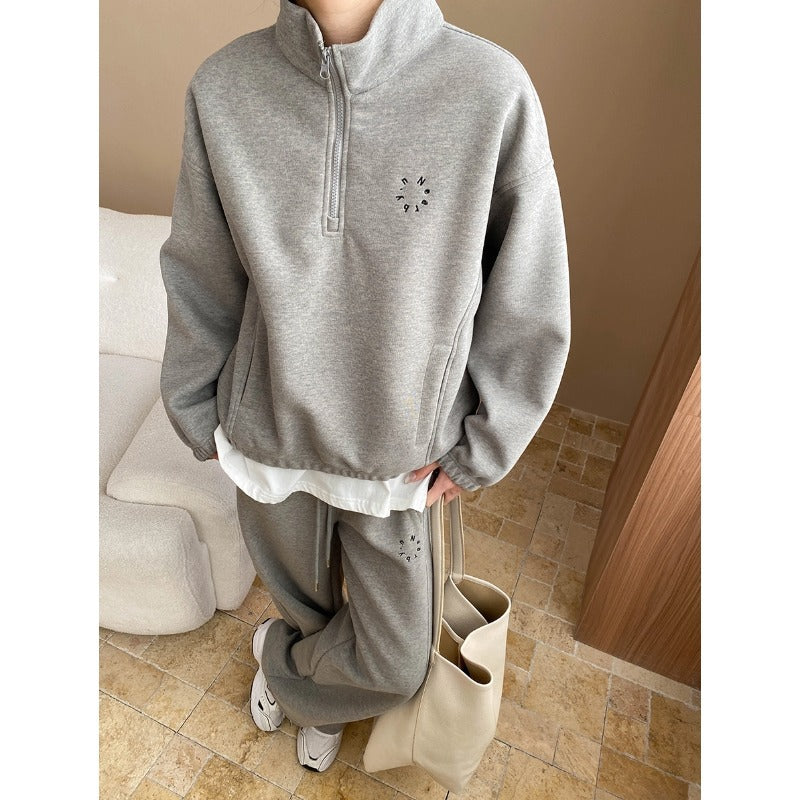 Damen Kapuzenpullover Hoher Kragen Elegante Passform Norvielle - Norvielle