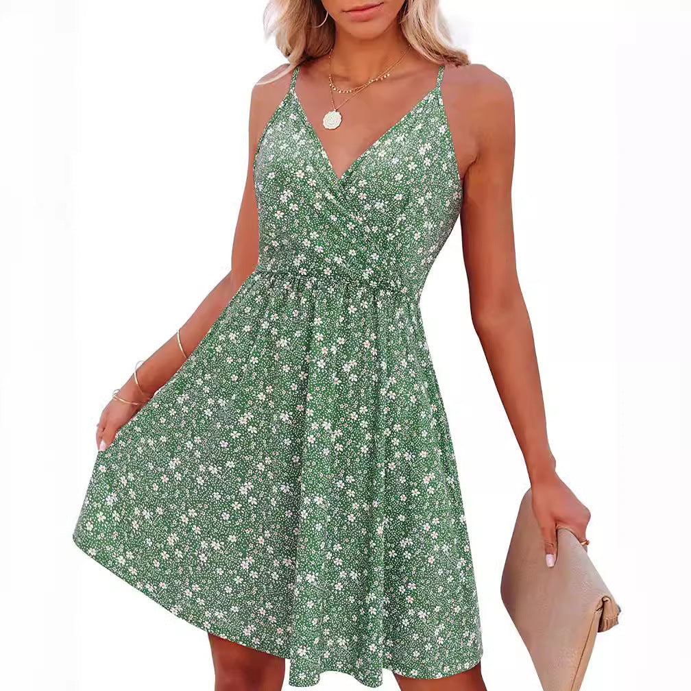 Damen Wickelkleid Zartes Jersey Verstellbare Träger Norvielle