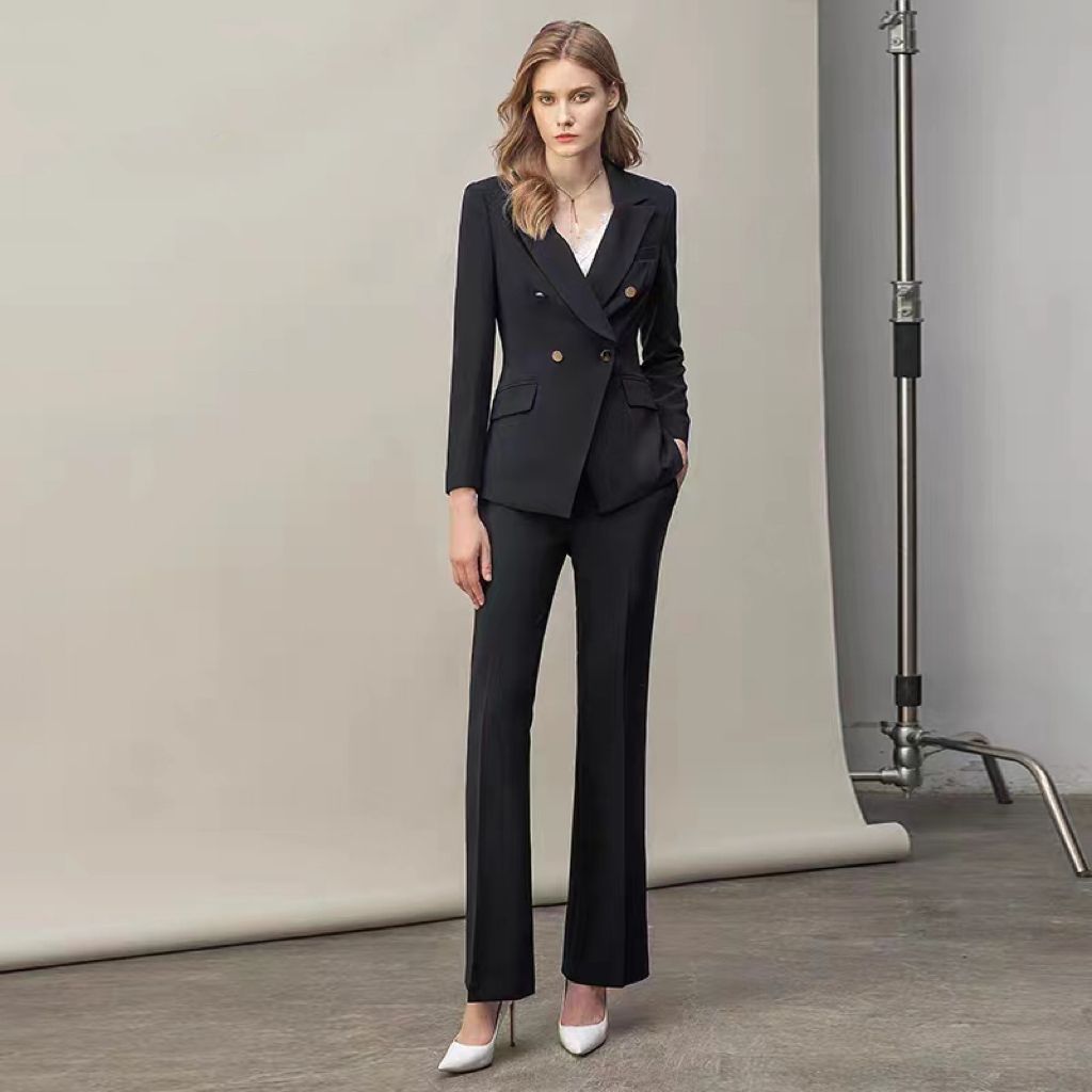 Damen Eleganter Doppelreihen Anzug Norvielle