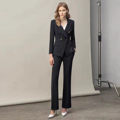 Damen Eleganter Doppelreihen Anzug Norvielle