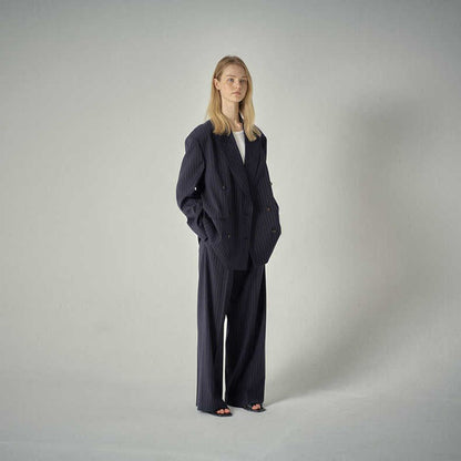 Damen Anzugblazer Gestreift Norvielle