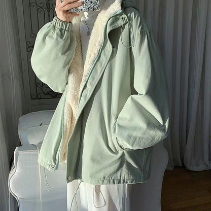 Damen Übergangsjacke Kuscheliges Futter Norvielle