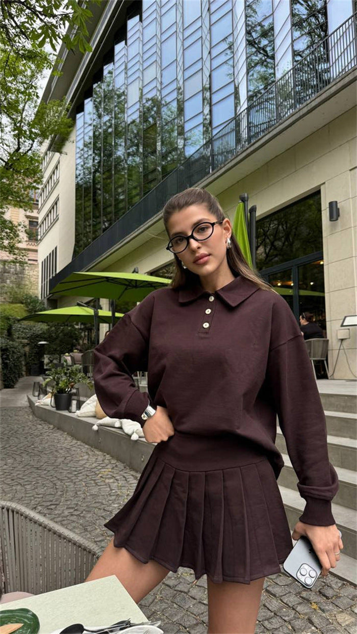 Damen Poloshirt Mit Rock Leicht