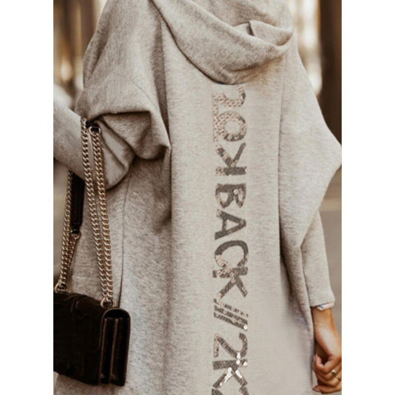 Damen Oversized Kapuzenjacke Norvielle