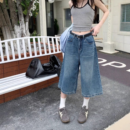 Damen Weite Jeans Culottes Norvielle