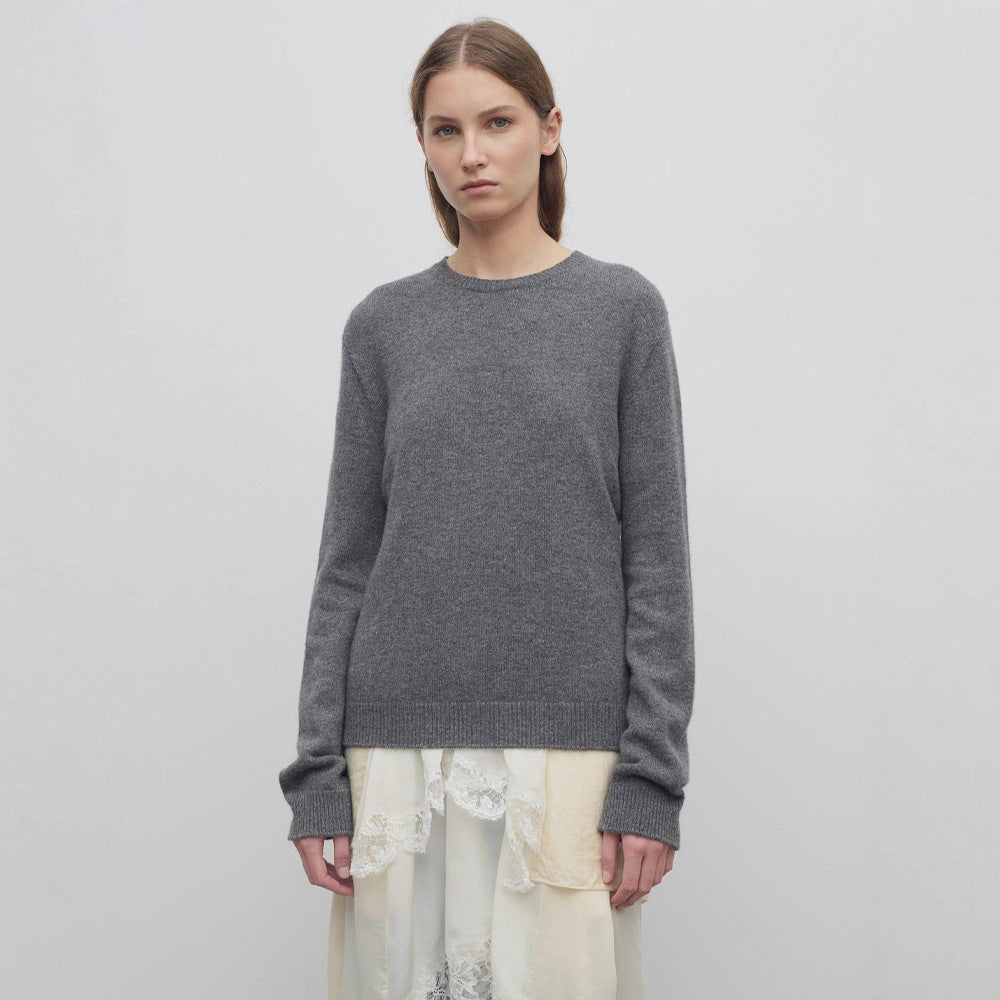 Damen Strickpullover Wolle Fein Norvielle - Norvielle