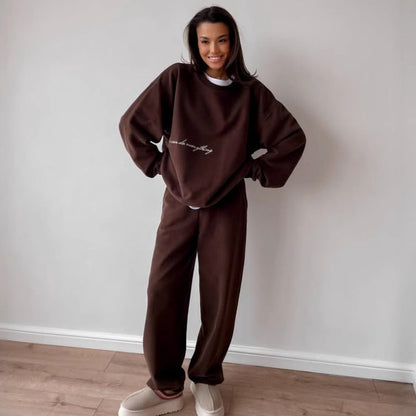 Damen Freizeit-Set Weich Norvielle Relaxed-Fit